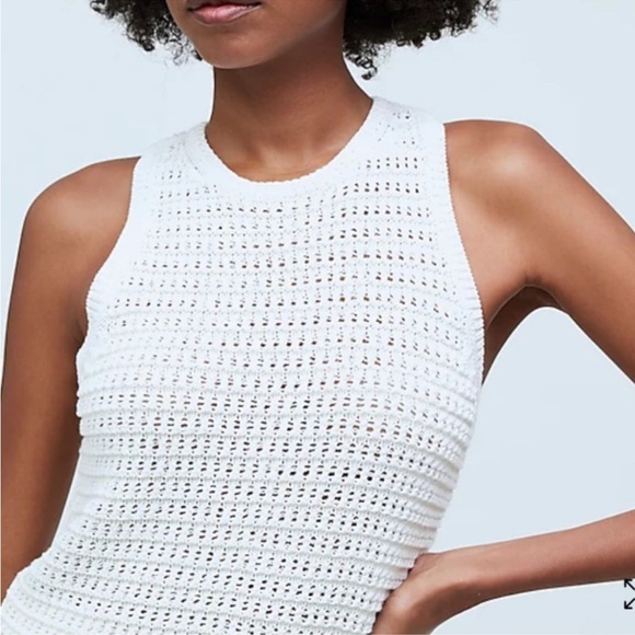 Madewell Crochet lightweight
100% Cotton sweater tank crewneck NWT Small - Picture 4 of 14